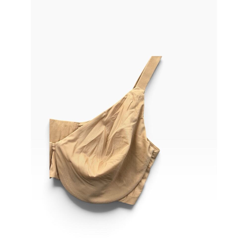 SKIMS Beige 34DD Solid Underwired Full Coverage Bra Hook & Eye Closure - Picture 4 of 9